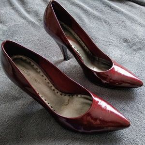 BCBG Patent Blood Red Pumps / Heels